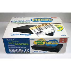 Apex‎ Digital Model DT502 Digital TV Converter Box